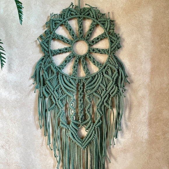Large Handmade Macramé Dreamcatcher - Picture 3 of 4